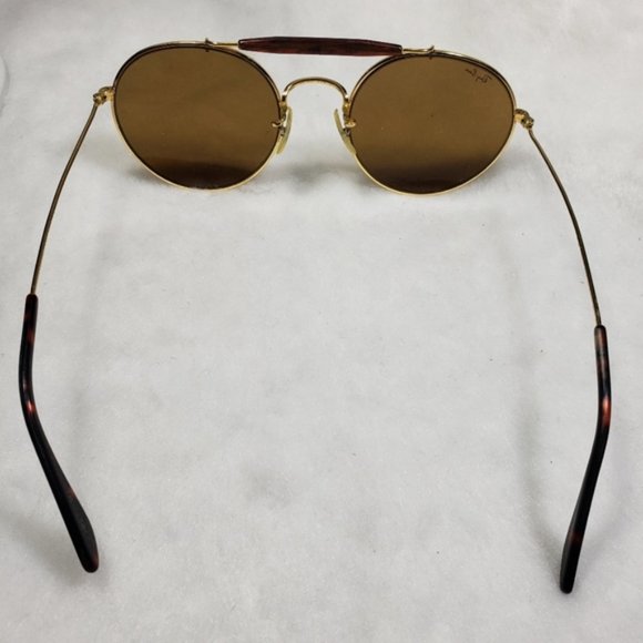 Ray-Ban B&L Vintage Outdoorsman Round Sunglasses - Picture 8 of 16
